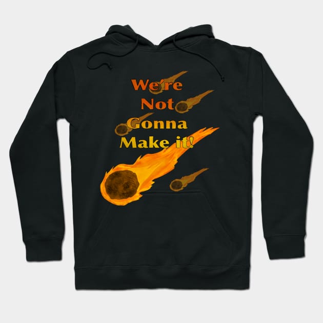 We’re Not Gonna Make It! (Comets) Hoodie by MagicalMouseDesign